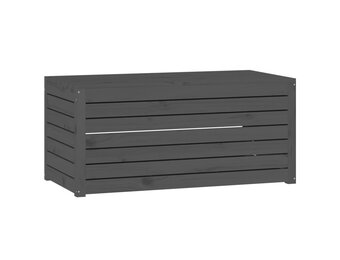 vidaXL Tuinbox Grenenhout Grijs - 55% Korting!