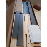 vidaXL Tuinbox Grenenhout Grijs - 55% Korting!