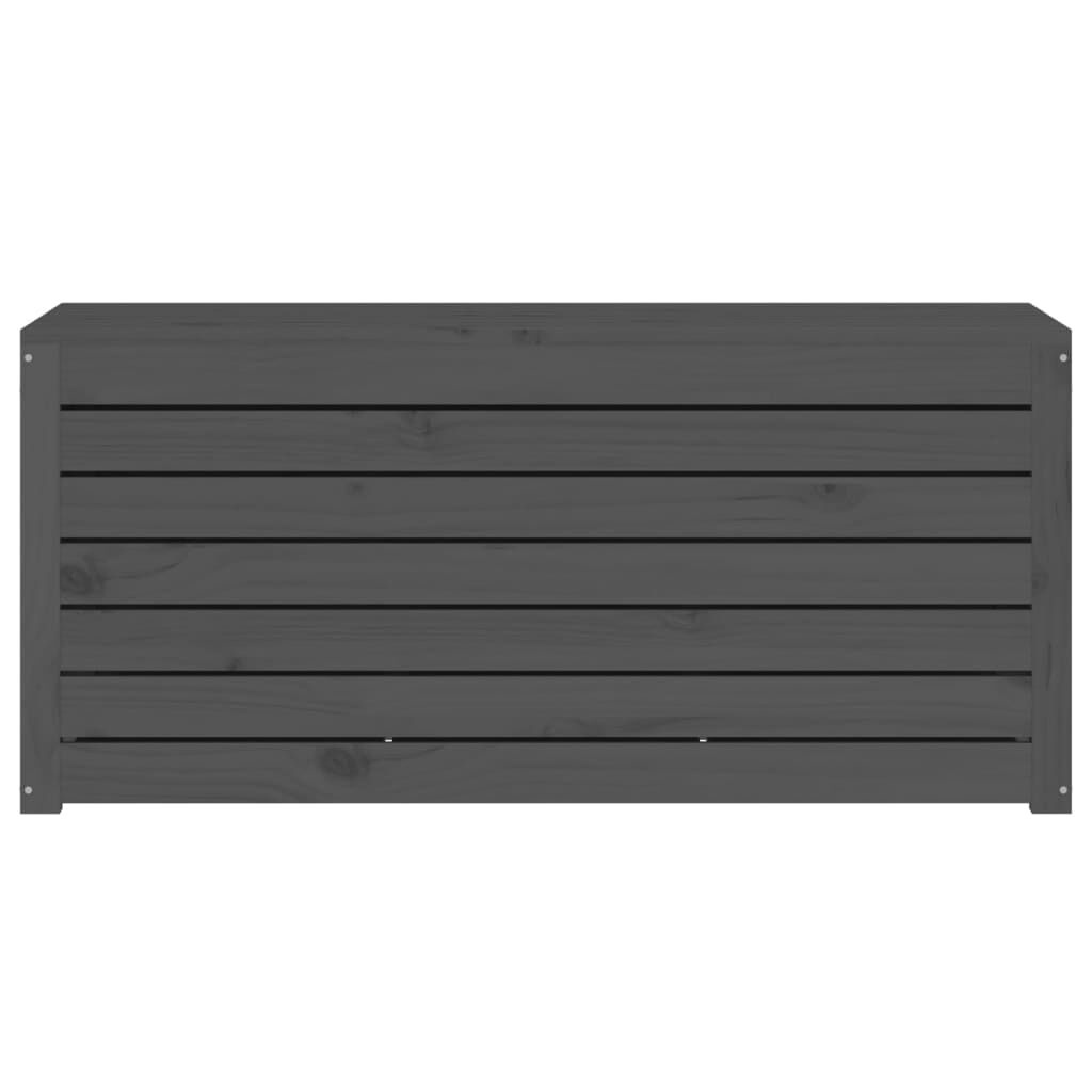 vidaXL Tuinbox Grenenhout Grijs - 55% Korting!