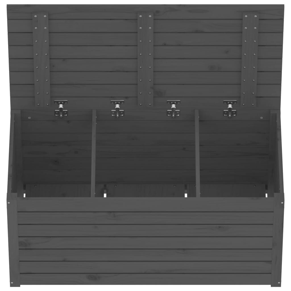 vidaXL Tuinbox Grenenhout Grijs - 55% Korting!
