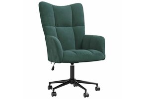 vidaXL Relaxstoel Fluweel Donkergroen - Nu 60% Korting!