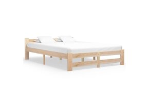 vidaXL Grenenhouten Bedframe 140x200cm | -60% Korting