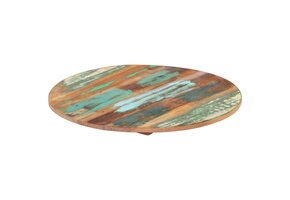 Geretourneerd: VidaXL Tafelblad Rond Gerecycled Hout - 60% Korting
