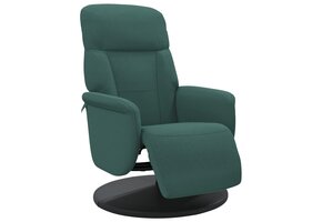 vidaXL Verstelbare Fauteuil met Voetensteun - Fluweel Donkergroen (46% korting!)