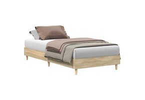 vidaXL Bedframe 90x190 cm Sonoma Eiken | 51% Korting!