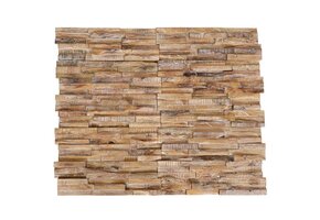 vidaXL Wandpanelen Massief Teakhout - 10 stuks - 46% Korting