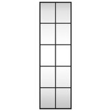 vidaXL Wandspiegel 30x100cm Zwart - 40% Korting