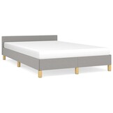 vidaXL Bedframe Lichtgrijs (120x190 cm) - 40% Korting