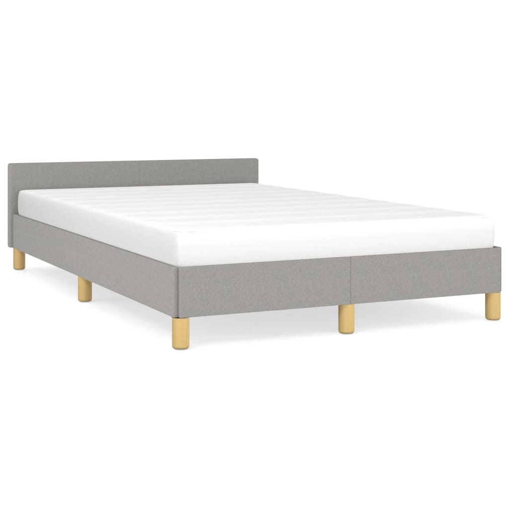 vidaXL Bedframe Lichtgrijs (120x190 cm) - 40% Korting