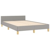 vidaXL Bedframe Lichtgrijs (120x190 cm) - 40% Korting