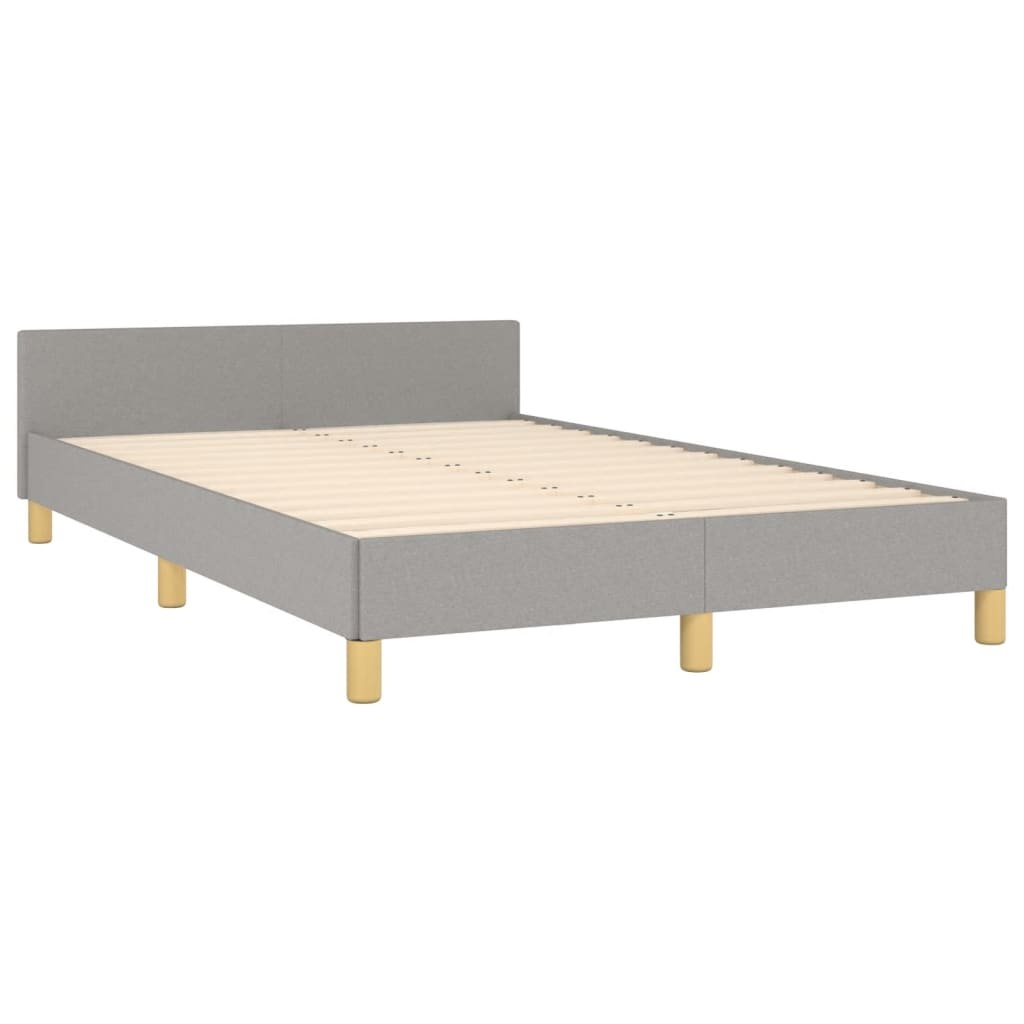 vidaXL Bedframe Lichtgrijs (120x190 cm) - 40% Korting