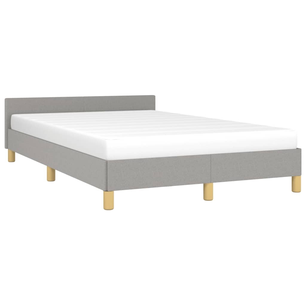vidaXL Bedframe Lichtgrijs (120x190 cm) - 40% Korting
