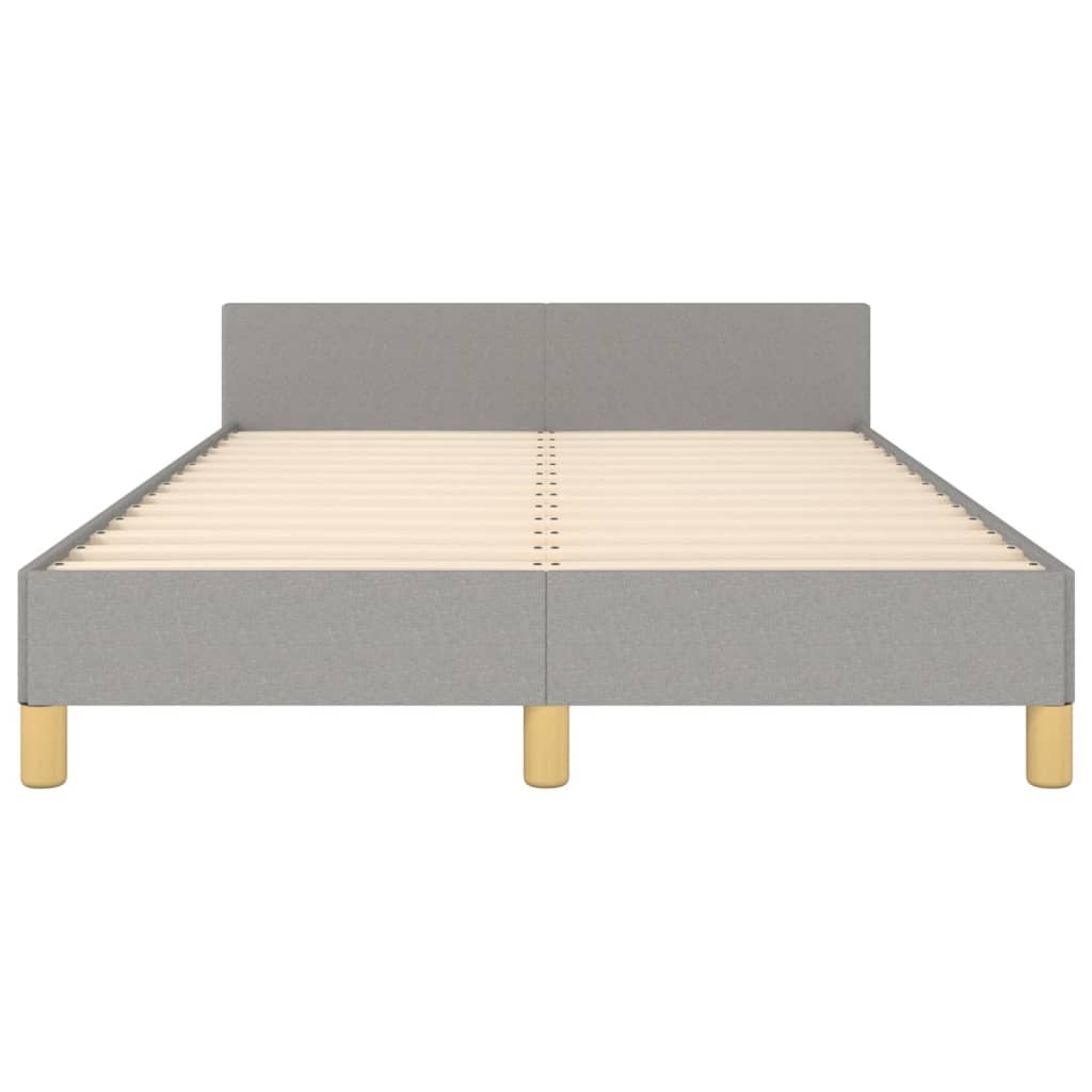 vidaXL Bedframe Lichtgrijs (120x190 cm) - 40% Korting