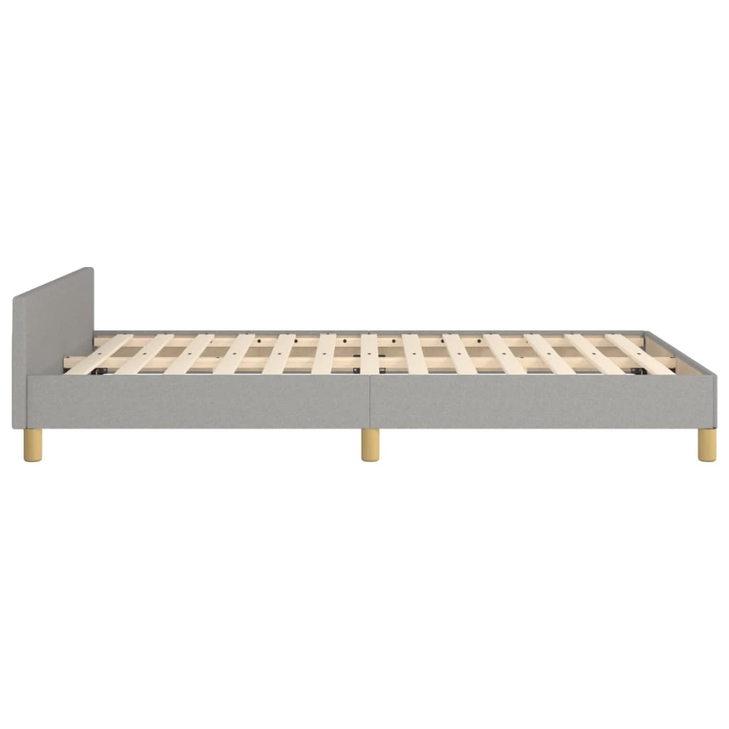 vidaXL Bedframe Lichtgrijs (120x190 cm) - 40% Korting