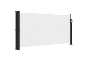 vidaXL Uittrekbaar Windscherm 100x300 cm Wit - 56% Korting!