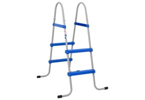 vidaXL Zwembadladder | Bovengronds zwembad | Staal & Kunststof | 40% Korting