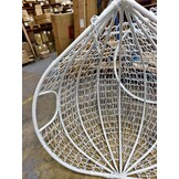 Hangstoel 2 Persoons Wit - 60% Korting - met Frame