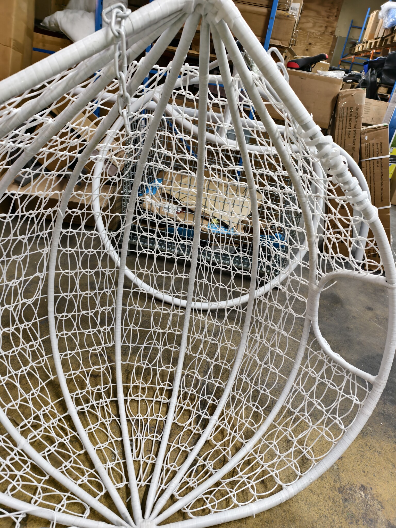 Hangstoel 2 Persoons Wit - 60% Korting - met Frame