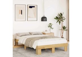 Retoertje: Massief Eiken Bedframe 120x200 cm - 40% Korting!