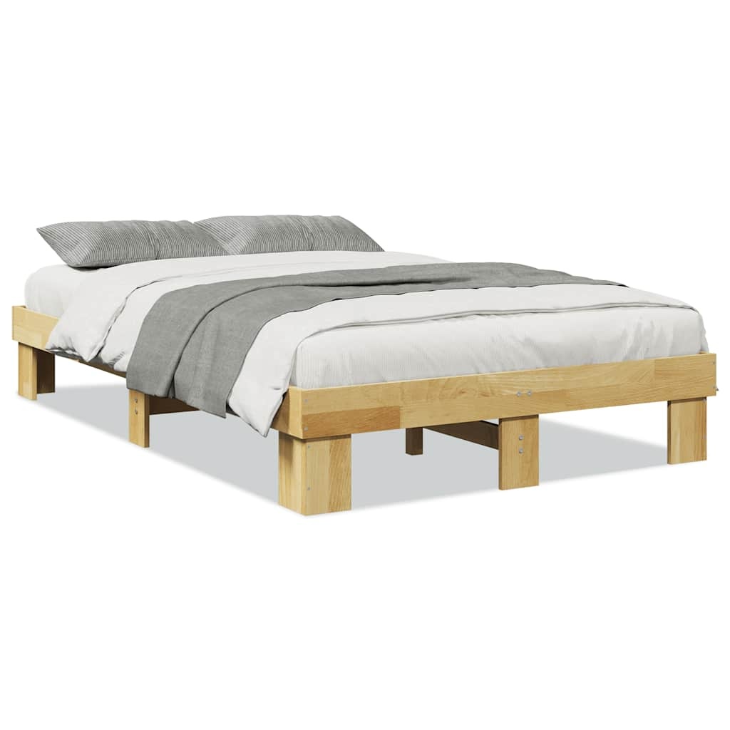 Retoertje: Massief Eiken Bedframe 120x200 cm - 40% Korting!