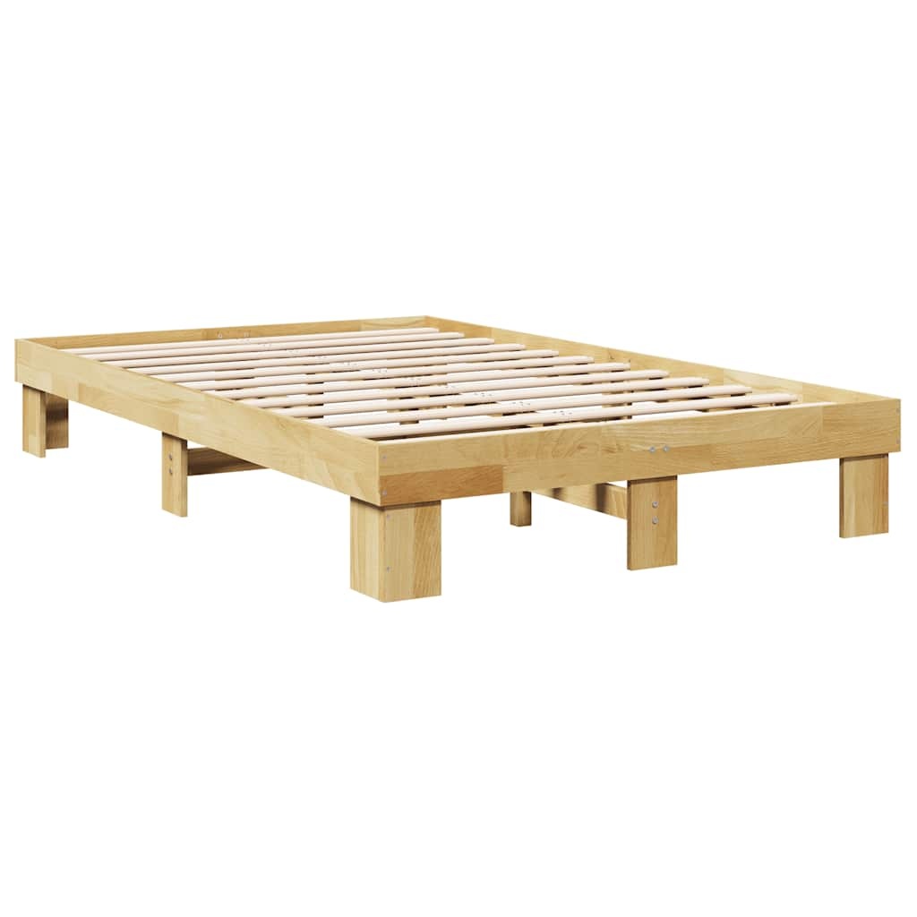Retoertje: Massief Eiken Bedframe 120x200 cm - 40% Korting!