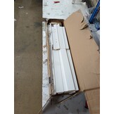 vidaXL Oppottafel Grenenhout Wit - 55% Korting!