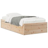 vidaXL Bedframe Grenenhout (90x200cm) - 60% Korting!