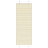 vidaXL Plissé Rolgordijn 80x200cm Crème - 40% Korting!