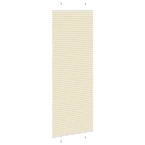 vidaXL Plissé Rolgordijn 80x200cm Crème - 40% Korting!