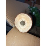 Kunstkerstboom 160cm - Sneeuw, Dennenappels & Houten Stam - retourproduct