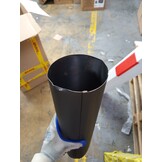 Kachelpijp Staal Ø 120mm - 50cm Zwart - Nu 60% Korting!