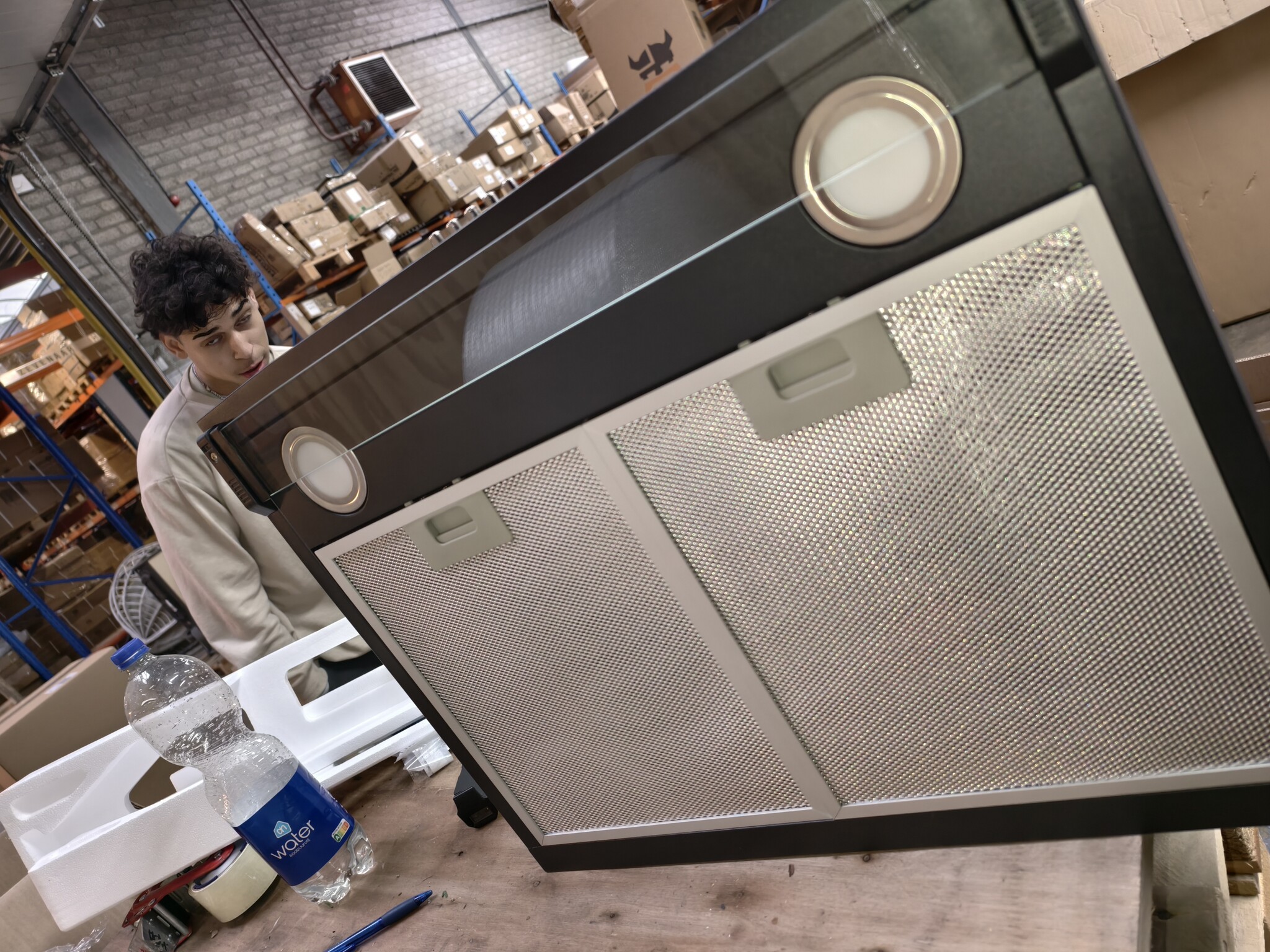 Onderbouw Afzuigkap - Zwart - 280 m³/u - LED - 3 standen