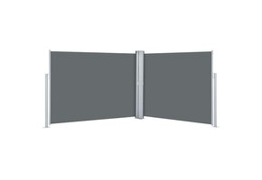 vidaXL Uittrekbaar Windscherm 140x1000cm Antraciet - 60% Korting!