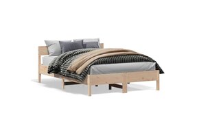 vidaXL Bedframe Grenenhout 150x200 cm - 40% Korting!