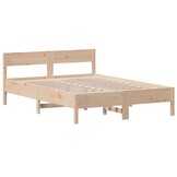 vidaXL Bedframe Grenenhout 150x200 cm - 40% Korting!