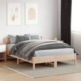 vidaXL Bedframe Grenenhout 150x200 cm - 40% Korting!
