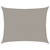vidaXL Zonnezeil Lichtgrijs - 6x8m HDPE - 65% Korting!