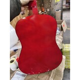 Grote houten kindergitaar ECOTOYS - 6 snaren, 18 frets