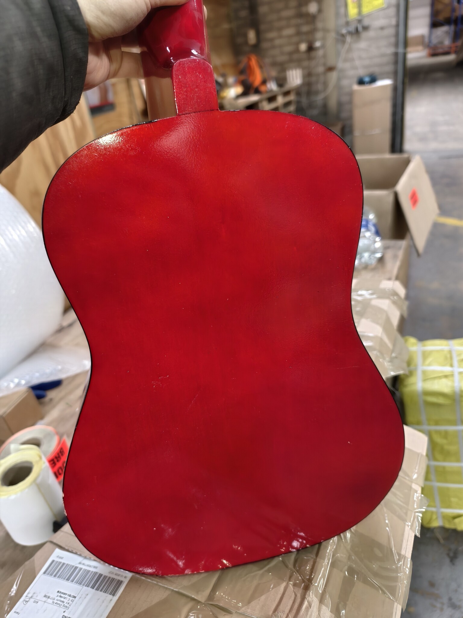 Grote houten kindergitaar ECOTOYS - 6 snaren, 18 frets