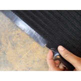 Deurmat XL 120x180cm Zwart Geribbeld - 50% Korting!