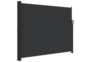 vidaXL Windscherm Uittrekbaar 160x300 cm Zwart | 40% Korting