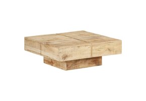 vidaXL Salontafel 80x80x28 cm - 40% Korting!