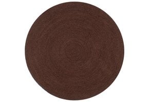 vidaXL Jute Vloerkleed 90cm Rond - Handgemaakt - 51% Korting!