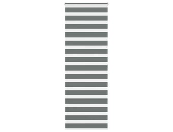 vidaXL Zebra rolgordijn Donkergrijs - 40% Korting!