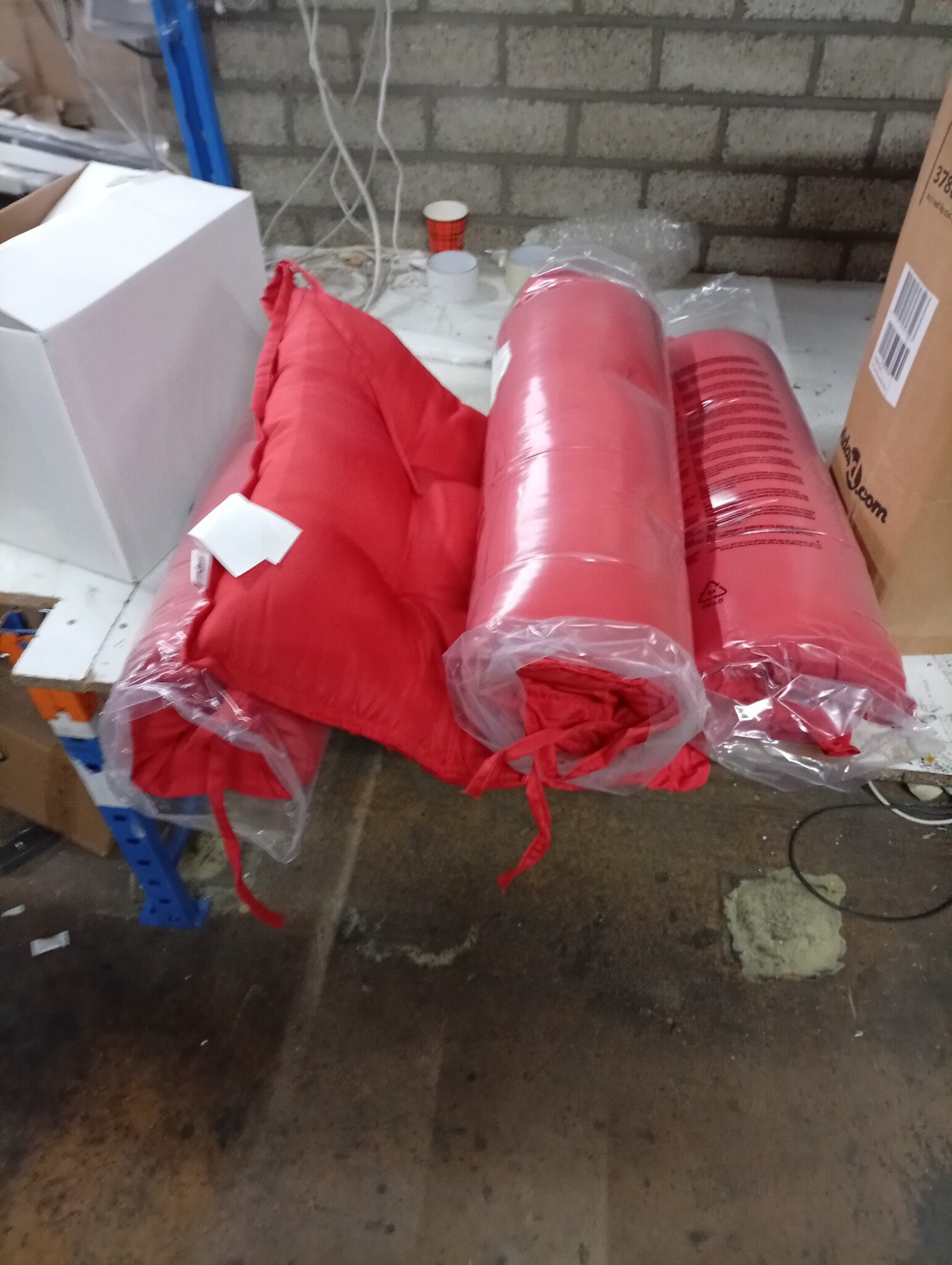 vidaXL Palletkussens 6 st Rood - 60% Korting