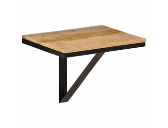 vidaXL Wandschap Massief Mangohout & IJzer 40x30x32cm - 40% Korting