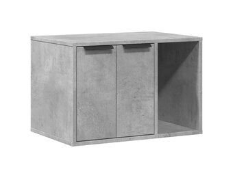 vidaXL Kattenbakkast 60x40x40 cm - Betongrijs - 40% Korting