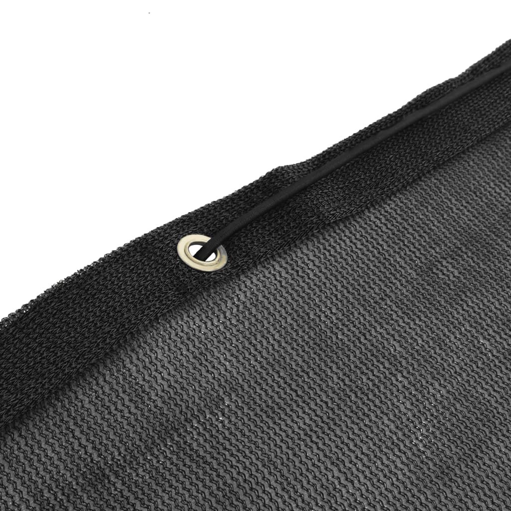 vidaXL Containernet 3,5x7m HDPE Zwart - Nu 35% Korting!