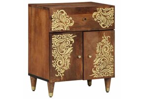 vidaXL Nachtkastje Honingbruin Mangohout - 55% Korting!