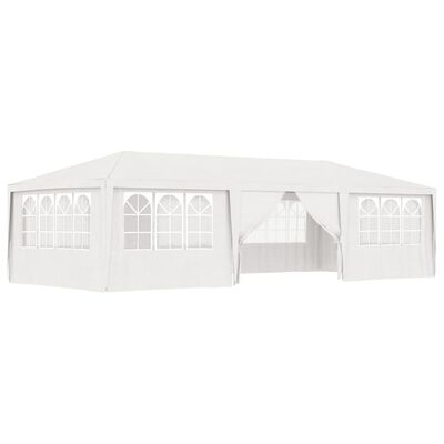 vidaXL Partytent 4x9m Wit met Zijwanden - 40% Korting!